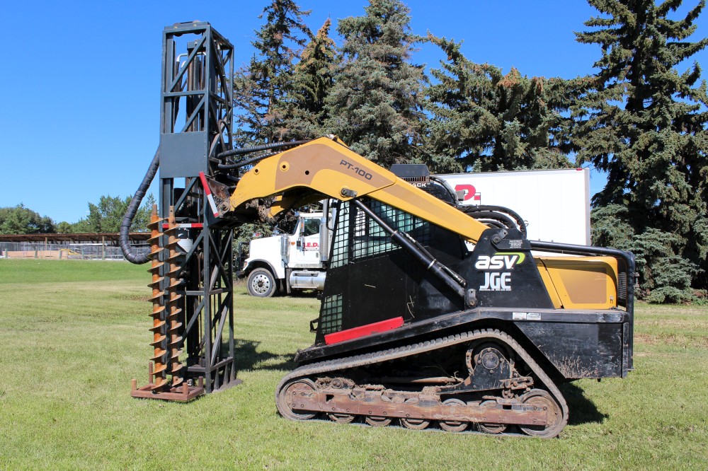 JED Drilling Skidsteer Auger Drill